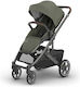 UPPAbaby Cruz V3 Adjustable Triplet Stroller Suitable for Newborn Meadow Green