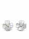 Earrings made of Silver Gold Plated with Stones