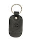 Leather Black Keychain Piaggio 7033-k