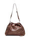 Leather Women's Bag Shoulder Brown