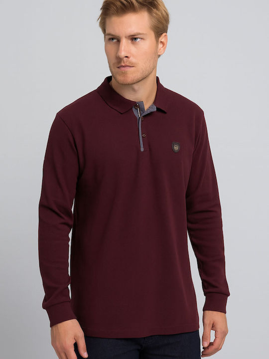 Long Sleeve Blouse Burgundy