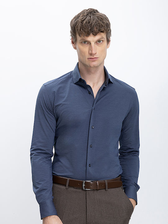 Langärmlig Hemd Blue