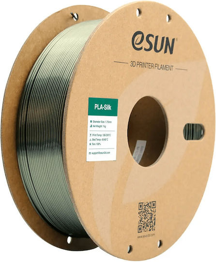 Esun Silk PLA 3D Printer Filament 1.75mm Bronze 1kg