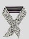 Karl Lagerfeld Women's Silk Scarf White