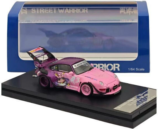 Machetă Mașină Porsche Rwb 993 Majin Buu Roz 1:64 Street Weapon