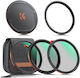 K&F Concept CPL / Adapter / ND / DiffusionFilter Kit 67mm for Camera Lenses