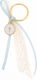 Bellissimo Christening Charm Keychain Light Blu...