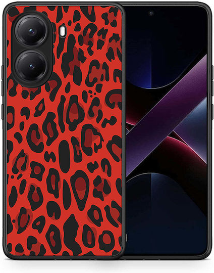 Animal Red Leopard Xiaomi Poco X7 Pro Θήκη