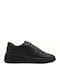 Herren Freizeitschuhe aus Leder Schwarz