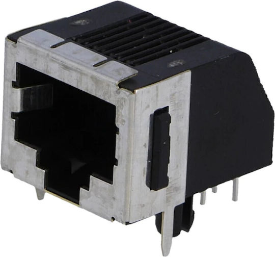 Rj45 Socket 8-pin Cat 3 Shielded Low Profile Locony 5555153-1