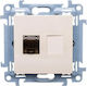Simon 10 Pc Socket Single Rj45 Cat.6 Shielded Cream C61e.01/41