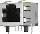 Rj45 Netzwerksteckdose 8-polig Cat 5 Abschirmung System 8p8c Pcb Tht 1-406541-1