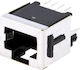 Rj45 8-Pin Network Socket Lock Panel Stop System 8p8c Tht 100616-1