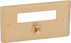 Κουδούνι Πόρτας Best Ορειχάλκινο Όρο Ματ 70×120mm
