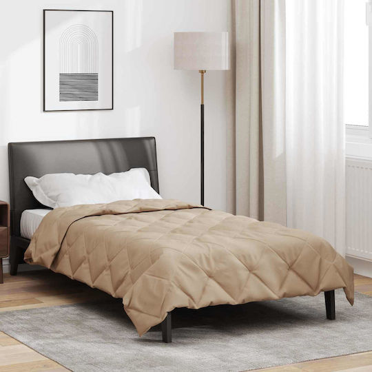 vidaXL Bettbezug Übergröße 220x155 Taupe