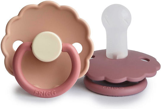 Frigg Daisy Πιπίλες Σιλικόνης Peony/Cedar για 6-18 μηνών 2τμχ