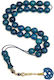Roloi Komboloi Mastic Worry Beads with 33 Beads Turquoise 40cm