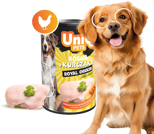 Uniq Υγρή Τροφή Σκύλων με Κοτόπουλο 375gr