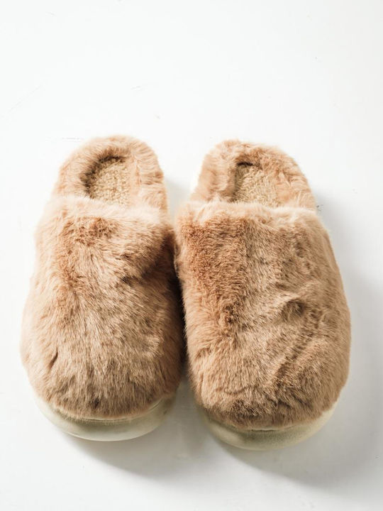 The Shoemart Winter Women's Slippers with Fur B...
