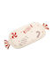 Weihnachtliche Teller Keramik Beige L31xB13xD3cm.