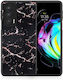 Husă Marble Negru Roz Auriu Motorola Margine 20 5G