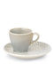 Cryspo Trio Φλιτζάνι Espresso από Πορσελάνη Καφέ 100ml