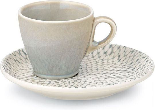 Cryspo Trio Cup Espresso Porcelain Brown 100ml