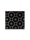 Espiel Untersetzer Stoff Black - White 10x10cm 1Stück
