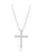 Jools Crucifix Din Argint Cu Lanț