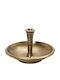 Espiel Kerzenhalter Aluminium in Bronze Farbe 21cm 1Stück