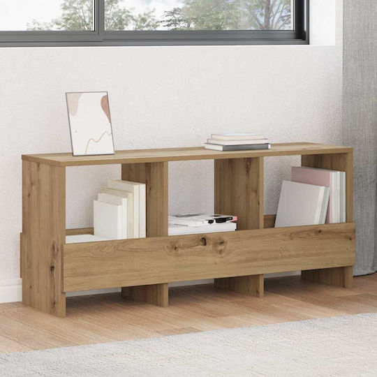 vidaXL PU Magazine Rack Brown 45x30x102cm