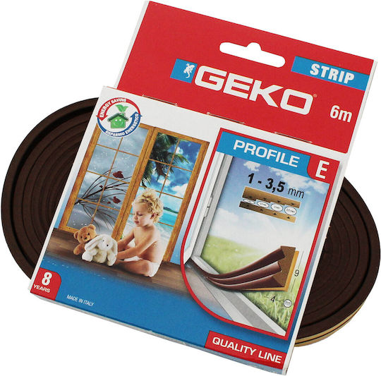 Self-Adhesive Tape Draft Stopper Window in Brown Color
