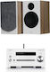 Advance Paris Soundsystem 2 Paris + All in One System ADVKC100LW+ADVMYCONNECT60W mit CD Player Weiß