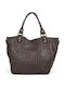 Damentasche Handtasche Schulter Braun