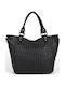 Leather Women's Handbag Shoulder Bag Black