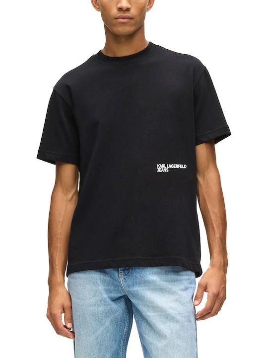 Karl Lagerfeld T-shirt Λευκό-μαύρο-μπλε