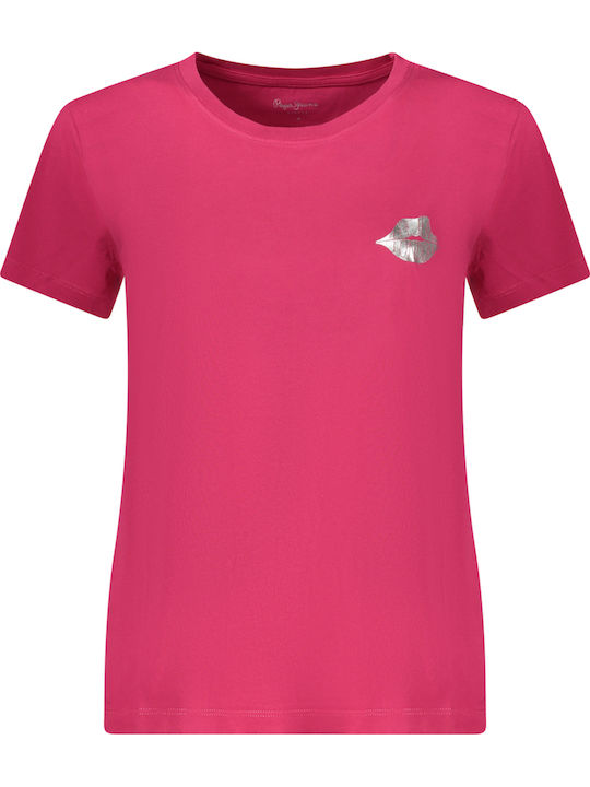 Pepe Jeans Women's T-shirt Red