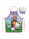 Kids Apron with Chefs Hat Multicolour