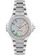 Philipp Plein Royal Prestige Womens Watch 33mm Battery with Silver Metal Bracelet