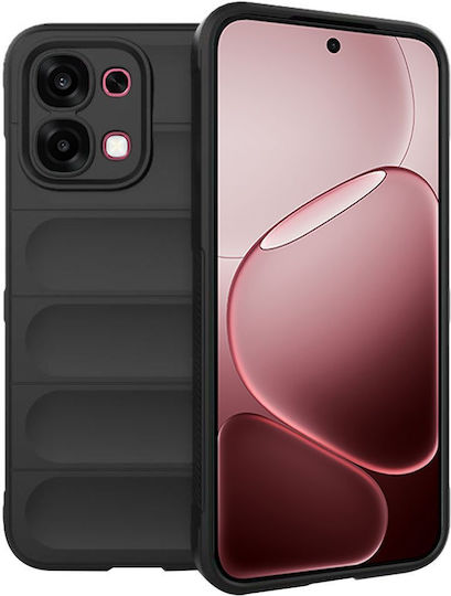 Techsuit Magic Shield Oppo Umschlag Rückseite Silikon Schwarz (Oppo A6 Pro 4G, Oppo A6 Pro 5G)