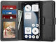 Techsuit Diary Book Schwarz (Nichts Phone (3a) Lite)