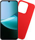 Volte-Tel Back Cover Silikon Rot (Redmi 15C 4G)