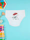 Poopes Kids' Brief White