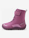 Kids Boots with Hoop & Loop Closure Purple