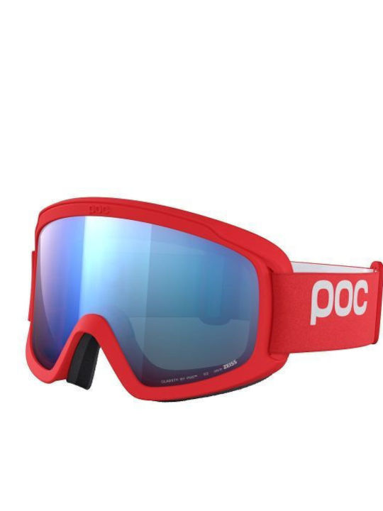 Poc Ski & Snowboard Goggles Kids Red with Lens in Red Color