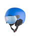 Alpina Zupo Visor Q-lite Men's Helmet for Ski & Snowboard Blue