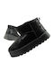 Women's Ankle Boots Platform & Fur Black