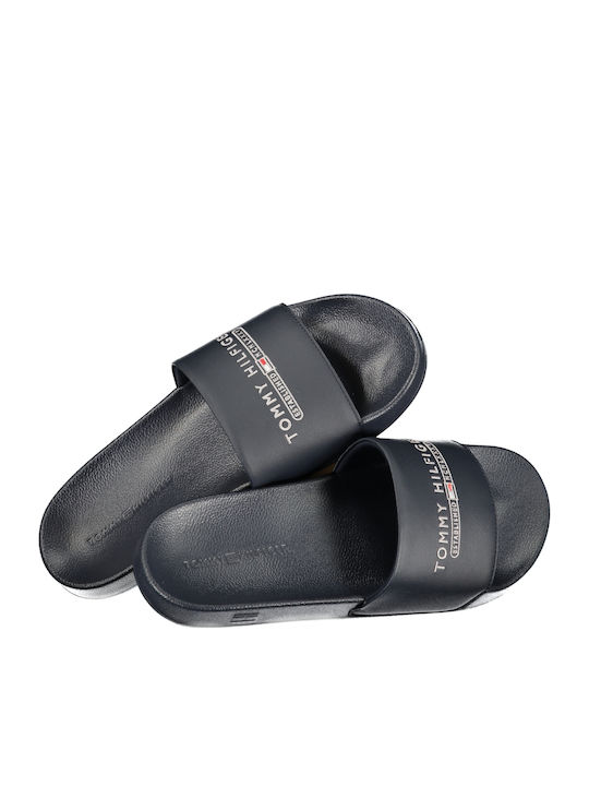 Men's Blue Slides