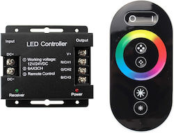 Vencore 6613-10006 Rgb Controller 12-24v 216-432w Rf Remote Ασύρματο Controller Rgb Rf Χειριστήριο 12 Volt 216 Watt & 24 Volt 432 Watt Μέγιστο Φορτίο 6613-10006