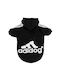 Denik Pets Adidog Sweatshirt Hund in Schwarz Farbe 6XL 60cm.